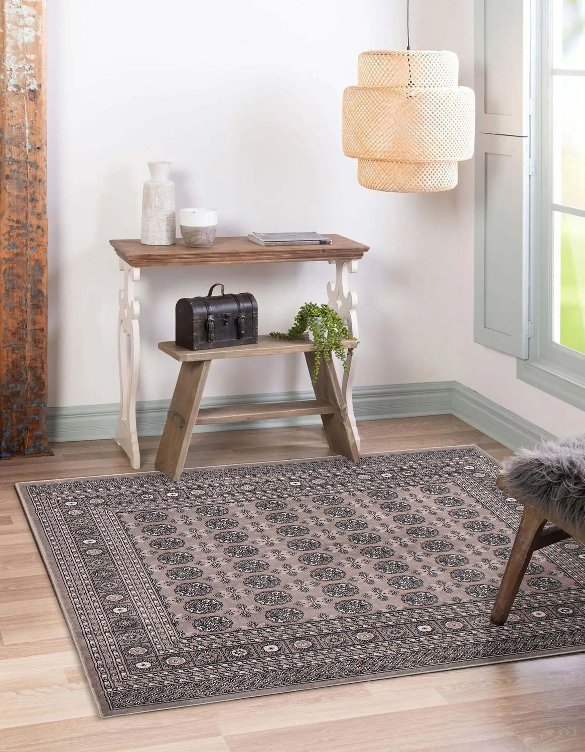 Tekke Oriental Area Rug for Living Room