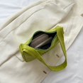thumbnail image 2 of Sacs Hobo pour Femmes Légers, Sacs à Main Mode, Pochette Unie (Vert), 2 of 10