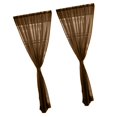 thumbnail image 4 of veasfak 2 Panel Kitchen Curtain Door Window Voile Drape Coffee - 200x200cm Coffee 100x200cm, 4 of 9