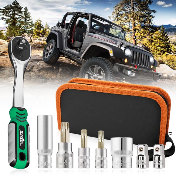 Torx Kit d'Outils de Remplacement pour Jeep Wrangler JL JK & gladiator 2007-2020 2-4 Portes Toit Souple Installation Rigide Kit de Retrait 82214166AB 68361574AB 68361574Ac
