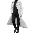thumbnail image 2 of Qertyioot Hauts pour Hommes Mode Veste Décontractée Extérieur Manches Longues Manteau Chaud, 2 of 5