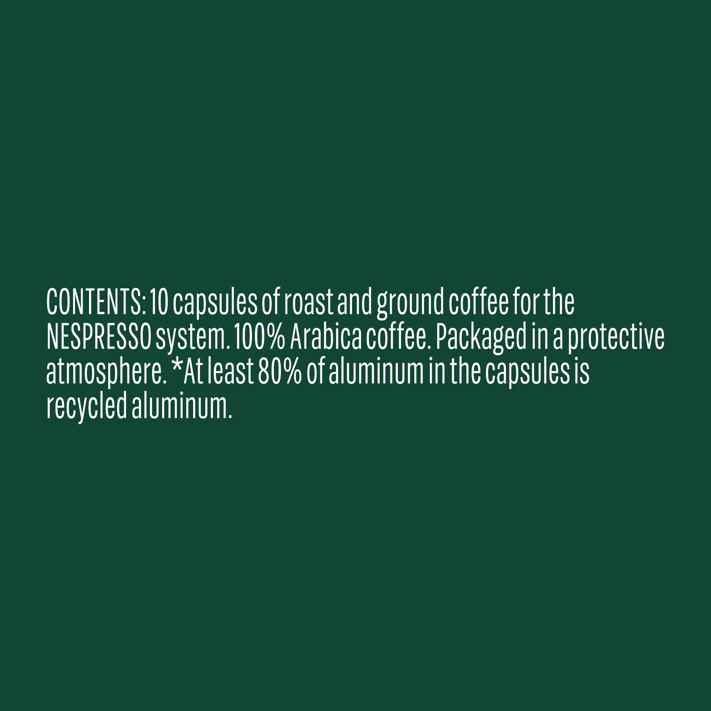 STARBUCKS Par Nespresso Café d'origine unique colombie