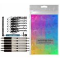 thumbnail image 4 of Zebra F-402 Stylos à Bille Rétractables en Acier Inoxydable avec Recharges, Pointe Fine, 0,7 mm, Encre Noire, Lot de 12 avec Pochette Réutilisable en Plastique, 4 of 4