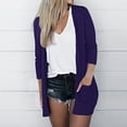 thumbnail image 2 of AherBiu Womens Cardigan Tops Long Sleeve Open Front Mid-Long Outwear with Pockets Spring Clothes, 2 of 6