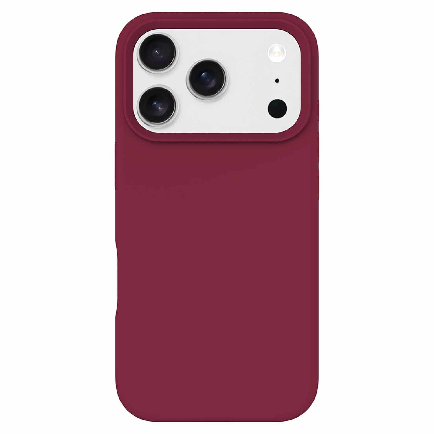 Blu Element Étui Silicone MagSafe Canneberge pour iPhone 17 Pro