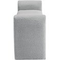 thumbnail image 4 of Meridian Furniture Banc en Tissu Gris Stylet, 4 of 7