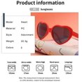 thumbnail image 2 of Heart Sunglasses for Women Men Festival Party Rave Light Changing Heart Effect Diffraction Glasses UV400 Protection, 2 of 7