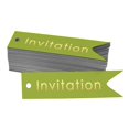 thumbnail image 1 of Inkdotpot Pack Of 50 Invitation Party Favor Paper Tags Craft Real Gold Foil Hang Tags, 1 of 6