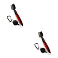 thumbnail image 3 of Baohd Stainless Steel Golf Club Brush Ergonomic Handheld Replacement Solid Color Shoe Brushes Cleaning Tool Accessories Red Lidless 2Set, 3 of 6