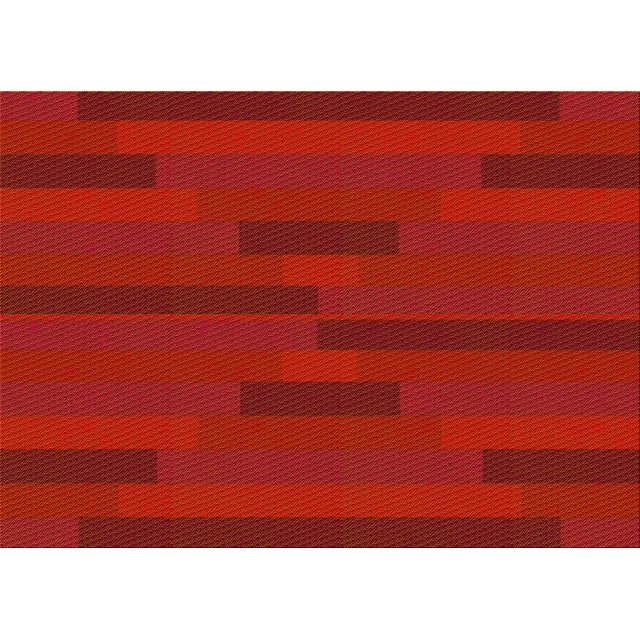 Ahgly Company Tapis Rectangulaire Lavable en Machine Rouge Transitionnel, 8 Pieds x 10 Pieds
