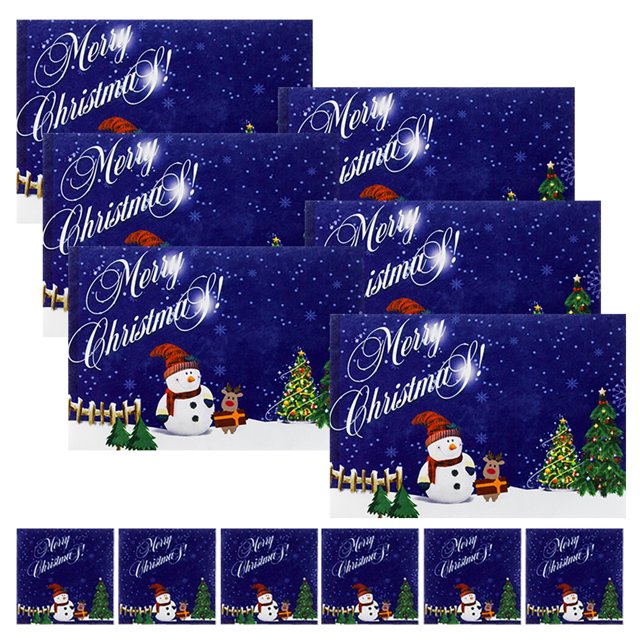 Napperons de Noël en Feutre Lavables : 6 Pcs Napperons avec 6 Pcs sous-Verres de Fête