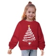 thumbnail image 1 of Diufon Chandail en Molleton de Noël pour Garçons et Filles Manches Longues Col Rond Chandail Automne Hiver Hauts Chauds, 1 of 4