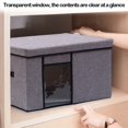 thumbnail image 4 of Yhmxh Washable Perspective Window Fabric Art Treasure Chest For Household Clothes Storage And Miscellaneous Textile Sorting Box Shoe Storage Storage Bins Storage Containers, 4 of 6