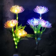 Chmadoxn Solar Lights Outdoor Solar Flower Lights Outdoor, Solar Flowers Garden Decorative Lights Led Stake Lights Auto On/Off Bright Up To 8 Hrs solar light