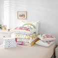 thumbnail image 4 of Erosebridal Fantasy Princess Bed in a Bag Queen size, Magical Castle Bed Set, Rainbow Decor, Reversible, 4 of 5