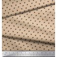 thumbnail image 3 of Soimoi Satin Silk Fabric Swallow Bird Small Print Sewing Fabric Yard 42 Inch Wide, 3 of 3