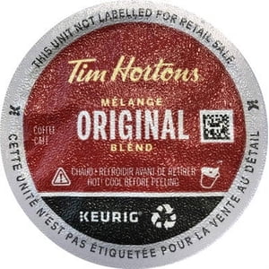 Tim Hortons Mélange original de café rôti moyen - 72 Servez des K-Cups pour les Brewers de Keurig