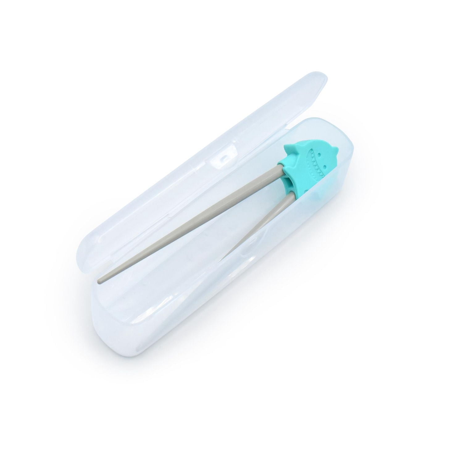 Melii Learning Chopstick Set with Case for Toddlers and Children -Shark