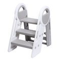 thumbnail image 1 of Step Ladder 3 Step Folding Toddler Step Stool for Kids Three Step Standing Tower for Kitchen Counter,Adjustable 3 Step Stools with Handles to 2 Step, 1 of 8