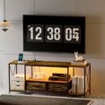 thumbnail image 2 of HOMCOM TV Console with RGB LED Lights, Industrial TV Stand for up to 55" TV, 2 of 10