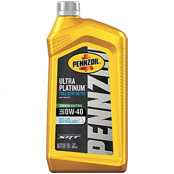 Pennzoil Ultra Platinum Full Synthetic 0W-40 Motor Oil (1 Quart, Single Pack)