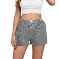 thumbnail image 1 of Plebaso Shorts Boxeurs pour Femmes Taille Élastique Shorts Décontractés Bas de Détente Confortables Shorts de Pyjama Amples Vêtements de Nuit, 1 of 6