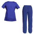 thumbnail image 2 of Women's Scrubs Set Scrub Top and Pants Scrubs Set, 2 of 3