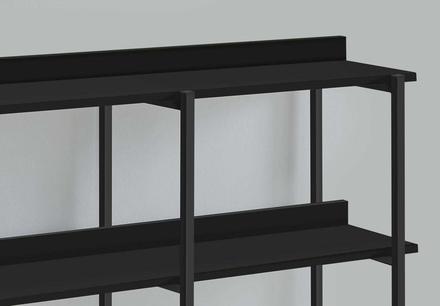 Monarch Specialties Table D'appoint, Console, Entrée, Étroit, Sofa, Salon, Chambre À Coucher, Métal, Stratifié, Noir, Contemporain, Moderne