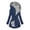Navy#winter coats women plus size, variant on aohooy Winter Coats Women Plus Size Thicken Coats Faux Fur Fleece Lined Warm Long Puffer Jacket Cold Weather Parka Outwear Navy,S