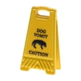 thumbnail image 4 of Milaget Miniature Warning Sign 1.5cmx2.5cm Decorative Item Yellow Caution Sign Model Dog Vomit, 4 of 9