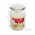 thumbnail image 2 of Christmas 18 Oz Scented Jar Candle Festive - Set of 2, 2 of 3