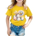 thumbnail image 1 of XDZJLR T-Shirt pour Filles Tout-Petits, Graphique de Pâques, Coupe Ample, Manches Courtes, Col Rond, Décontracté, pour Garçons, 3-4 Ans, 1 of 4