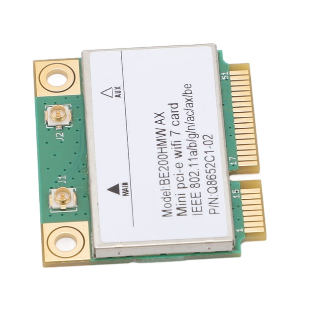 7 Card, Mini PCIe Card, 8774Mbps 2 Band PCIe Adapter BT 5.4 802.11A B G N AC AX PCI Express Mini Card BE200HMW for PC
