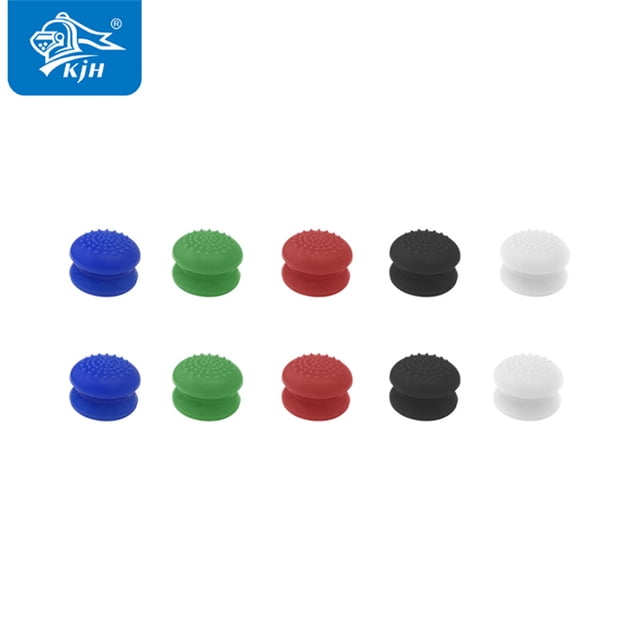 Coque de Poignée en Silicone pour Manette PS4 PS3 Xbox ONE Xbox 360, une Paire de Poignées Texturées Rouges Conçues pour un Contrôle et un Confort Améliorés pendant le Jeu. Idéal pour les Accessoires Xbox 360 et compatible avec Plusieurs Manettes de console.