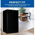 thumbnail image 2 of Koolatron 3.2 cu.ft Compact Fridge with Freezer, Black, Stylish Mini Fridge for Kitchen & Office, 2 of 9