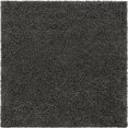 thumbnail image 1 of Unique Loom 3151303 5 x 5 Pi Shag Solide Tapis Carré&44; Gris Graphite, 1 of 2