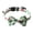 White, variant on Irish Festival Cat Collar with Bow & Bells Adjustable Pet Accessory for Holiday Celebrations & Festive Pet Fashion