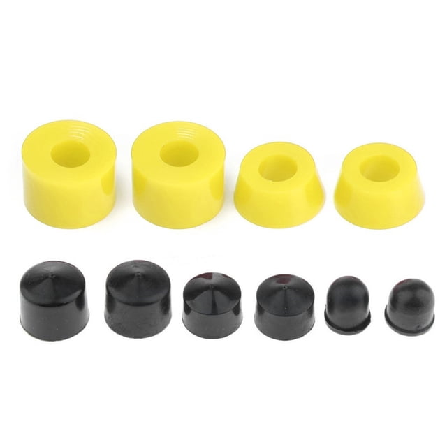 Skateboard Truck Rebuild Kit Bushing Washers Pivot Cups Shock Absorber yellow