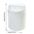 thumbnail image 2 of Mini Poubelles de Table Mini Couvercle de Pièce Cuisine Déchets Ménagers Cuisine Restaurant Bar, 2 of 8