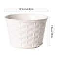 thumbnail image 3 of Plastic Basin Plastic Flower Pot for Succulents 3 Sizes Small Plant Container Indoor Outdoor Decor 1Pcs 12.5x7.7cm Rkxzt, 3 of 6