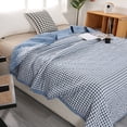 thumbnail image 4 of Couverture de Climatisation Couverture Glacée Fibre Rafraîchissante Résistante aux Taches 59x69po Couette d'Été Format Très Grand Jeté en Peluche Couvertures pour Adultes Déco de Chambre Couverture d'Été pour Dormeurs Ayant Chaud et Sueurs Nocturnes, 4 of 8