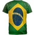 thumbnail image 2 of World Cup - T-Shirt pour Adulte Brazil à Motif Drapeau Partout, 2 of 2