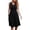 Black, variant on Dresses for Women 2023 Women's Sleeveless Loose Plain Dresses Casual Short Dress With Pockets Tie-Dye Rainbow Gradient Print Dress Party Dresses for Women Elegant Classy on Clearance