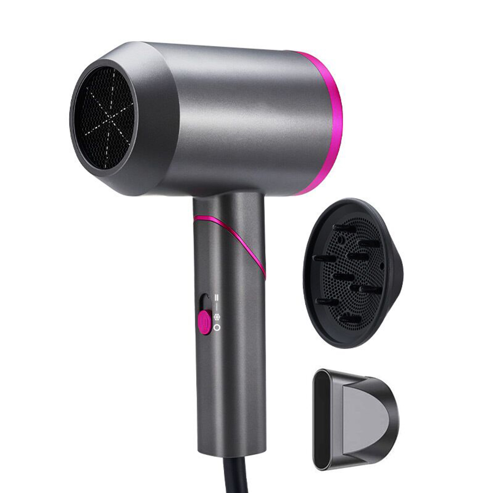 Hair Dryer 2 Speeds Adjustable Fast Drying Hairdryer Portable and Foldable Blow Dryer Hot /