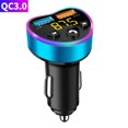 thumbnail image 1 of JaJaBor FM Transmitter Audio Receiver Car MP3 Player 3.1A Dual USB Fast Charging Bluetooth-compatible 5.0 Handsfree Car Kit, 1 of 1