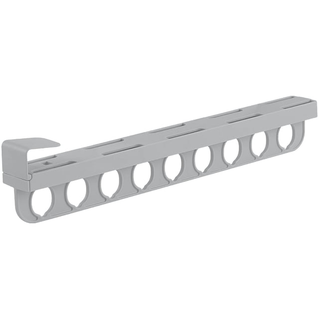 CJiaWei Support à Vêtements Rétractable de Type Coulissant, Support Coulissant pour Pantalon, Rangement de Garde-Robe, Espace de Rangement Sans Perçage, Support d'Extension pour Pantalon 5 ml