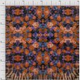 thumbnail image 1 of Soimoi Modal Satin Fabric Leaves & Rose Panel Fabric Prints by Yard 42 Inch Wide, 1 of 5