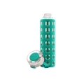 thumbnail image 1 of Ello Syndicate Glass Water Bottle with One-Touch Flip Lid , Mint, 20-ounce, 1 of 4