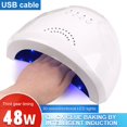 thumbnail image 3 of MesaSe 5pcs LED UV Lamp USB Manicure Lamp 48W Induction Nail Polish Quick Drying Light, 3 of 5