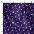 thumbnail image 2 of Soimoi Blue Poly Georgette Fabric Insect Printed Craft Fabric by The Yards 52 Inch Wide, 2 of 6